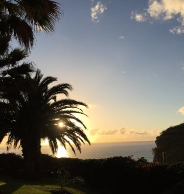 Portugal Madeira Hotel Estalagem Sonnenuntergang