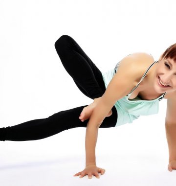 Yogalehrerin Janina Proßowsky