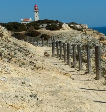 Yoga Urlaub Portugal Algarve Suites Alba Resort Spa Wanderweg Leuchtturm, Küste