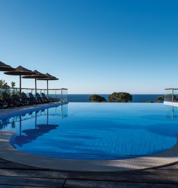 Yoga Urlaub Portugal Algrave Suites Alba Pool Hotel Meer