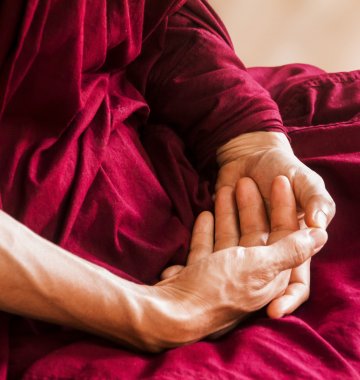 Asien Buddhismus Mönch Gebet Spirituelle Reisen