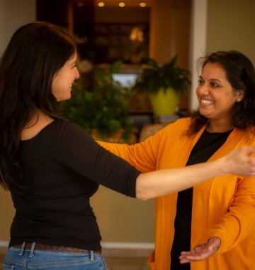 Das nette Team des Sathya Ayurveda Hotel sorgt für eine Wohlfühlatmosphäre von Anfang an