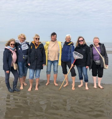  yoga urlaub reisen deutschland naturhotel baltrum gruppe watt strand meer