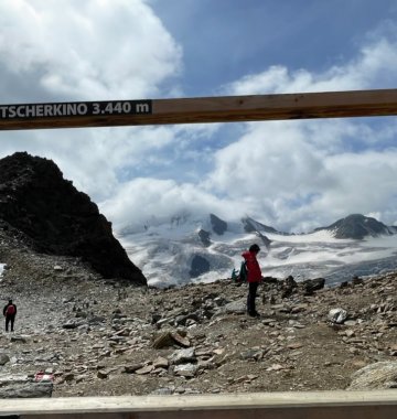 Das Gletscherkino auf 3440 Metern