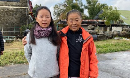 Tenzin Metok und ihre Mutter Ngawang Lhamo
Nyingtobling Projekt 