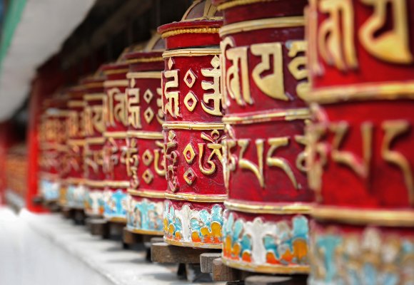 Bhutan Buddhismus spirituell Spiritualität Gebetsmühlen