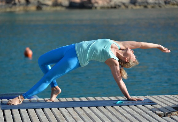 Yogalehrerin Kerstin Franke